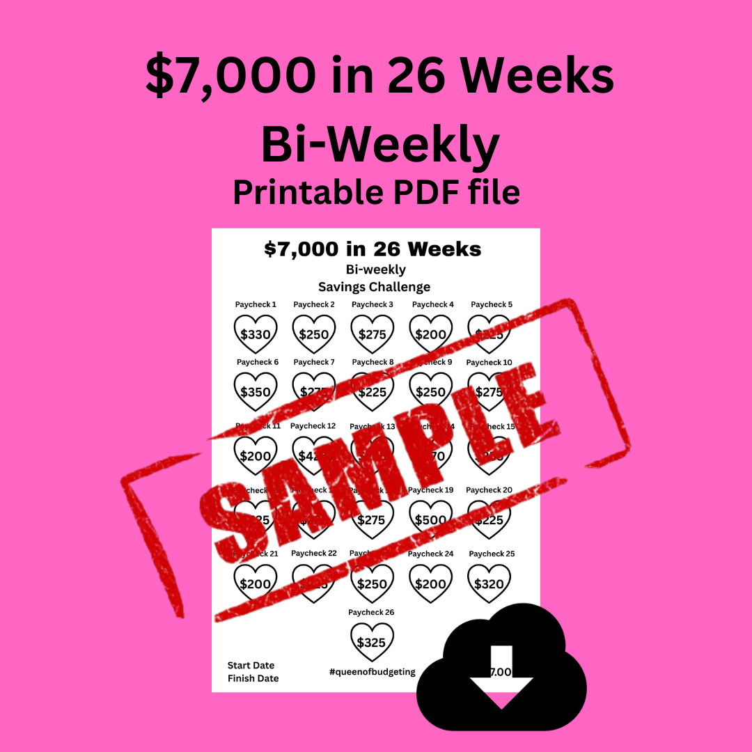 $7,000 in 26 Weeks Bi-Weekly