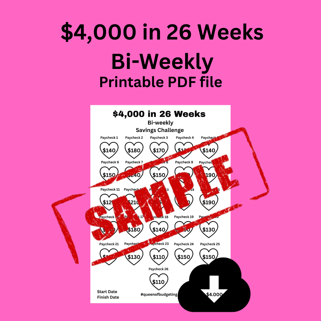 $4,000 in 26 Weeks Bi-Weekly