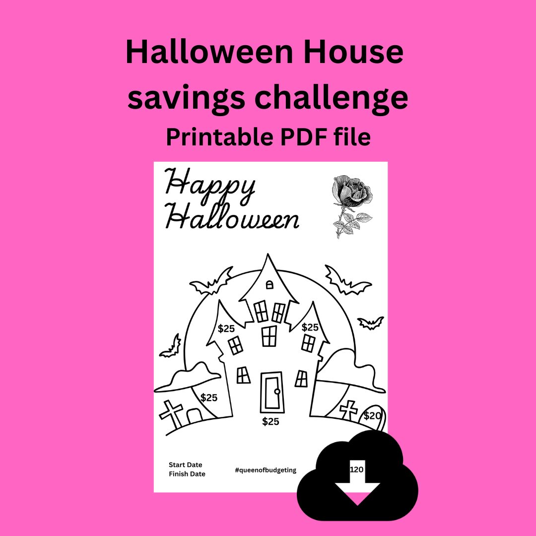 Halloween House savings challenge