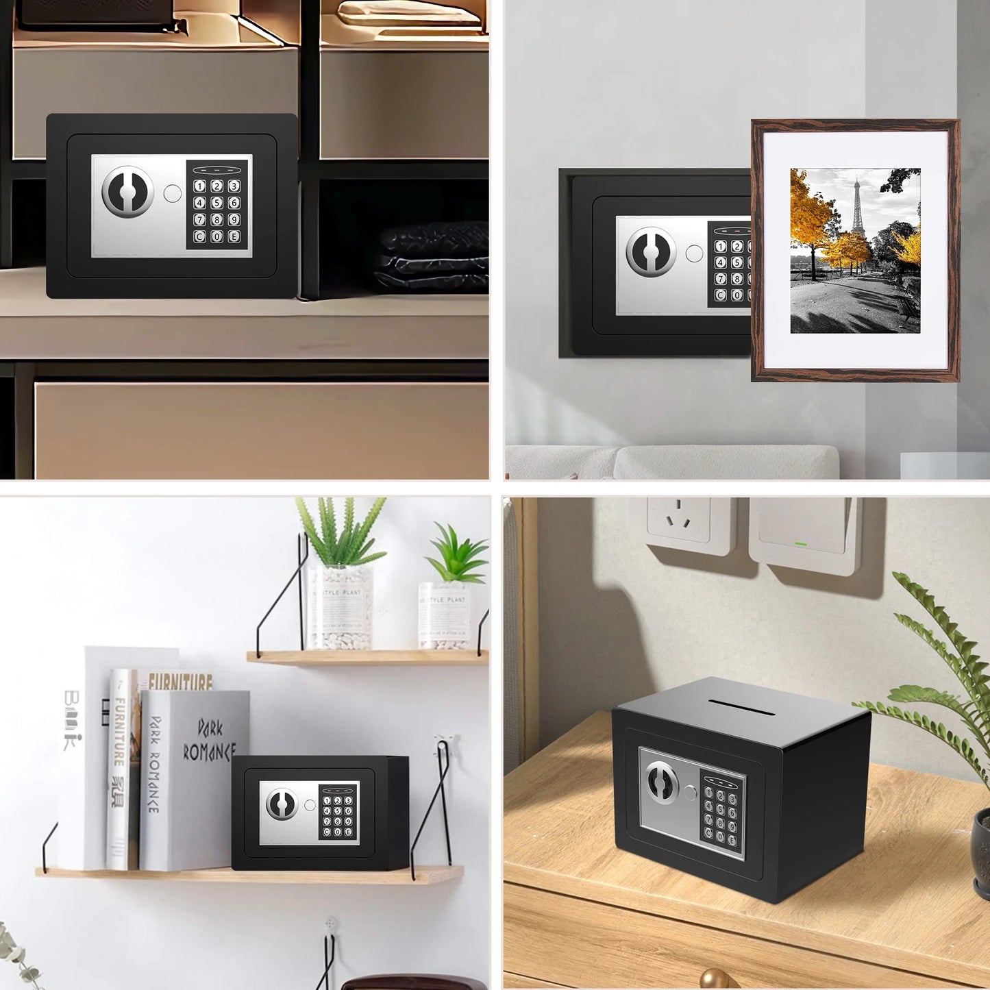 Safe Box with Keypad Lock