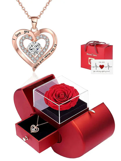 Hollow Out Heart Pendant Necklace