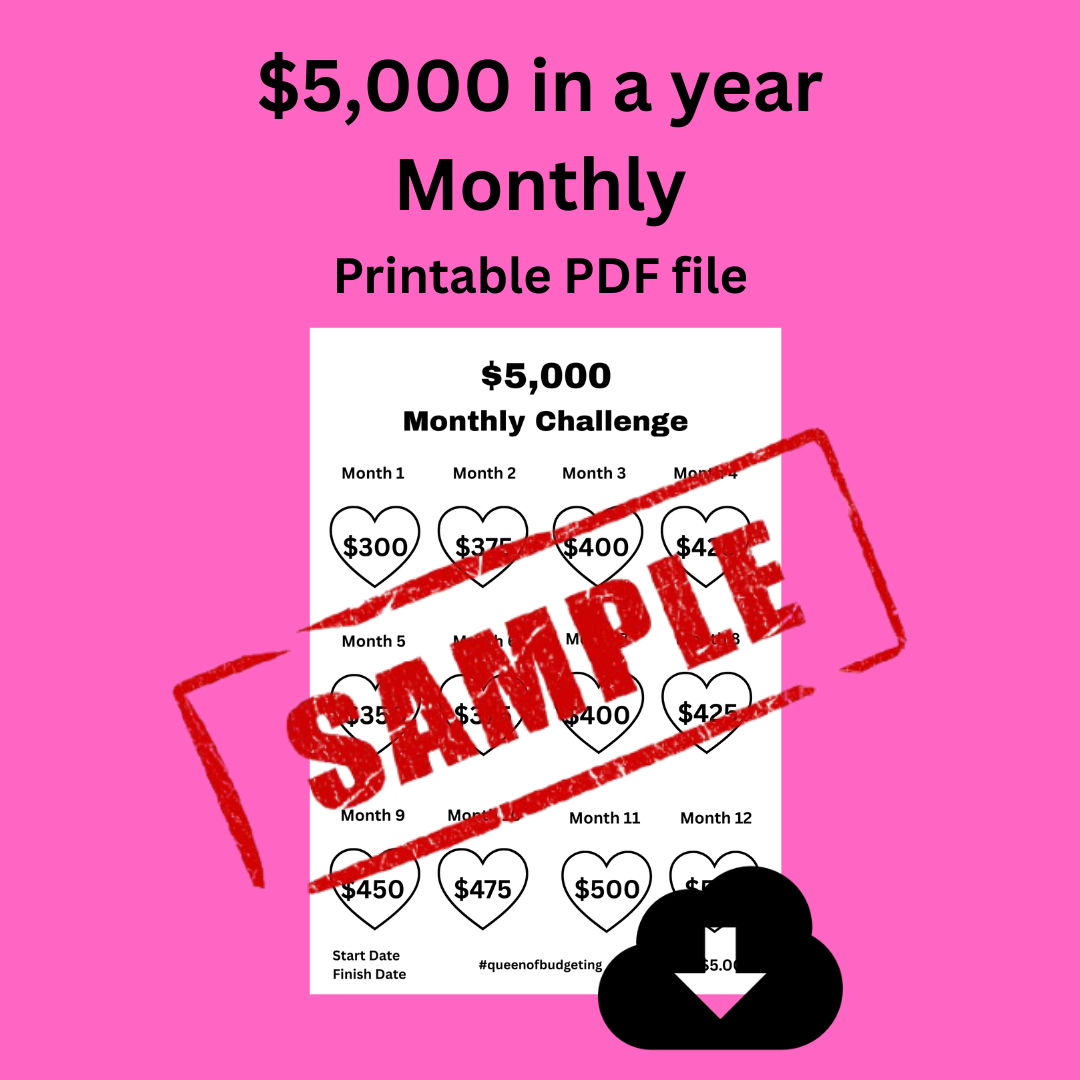 $5,000 in a Year Monthly