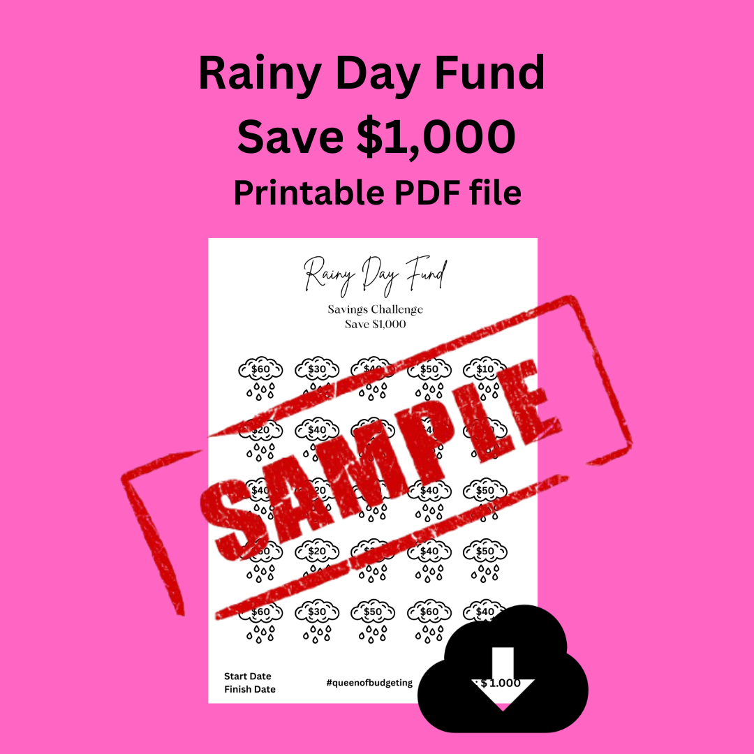 Rainy Day Fund Save $1,000