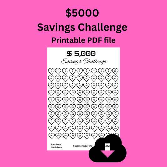 $5000 savings challenge