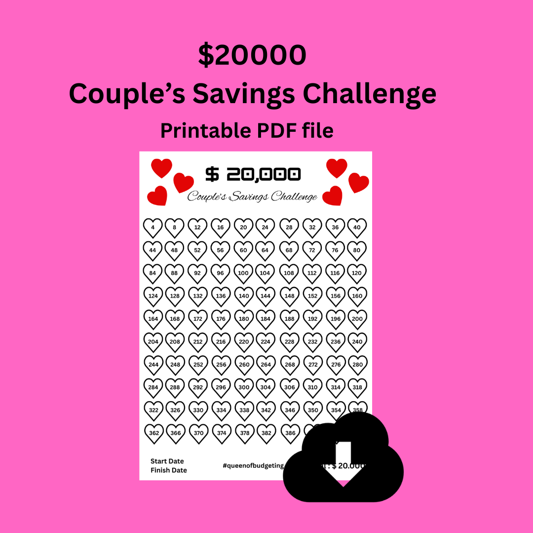 $20000K Couples Savings Challenge