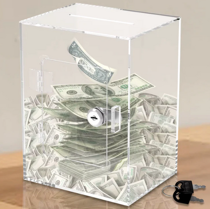 Acrylic Savings Box